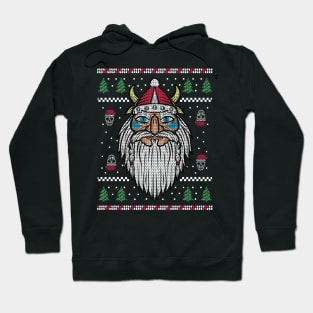 Viking Ugly Christmas Sweater Hoodie